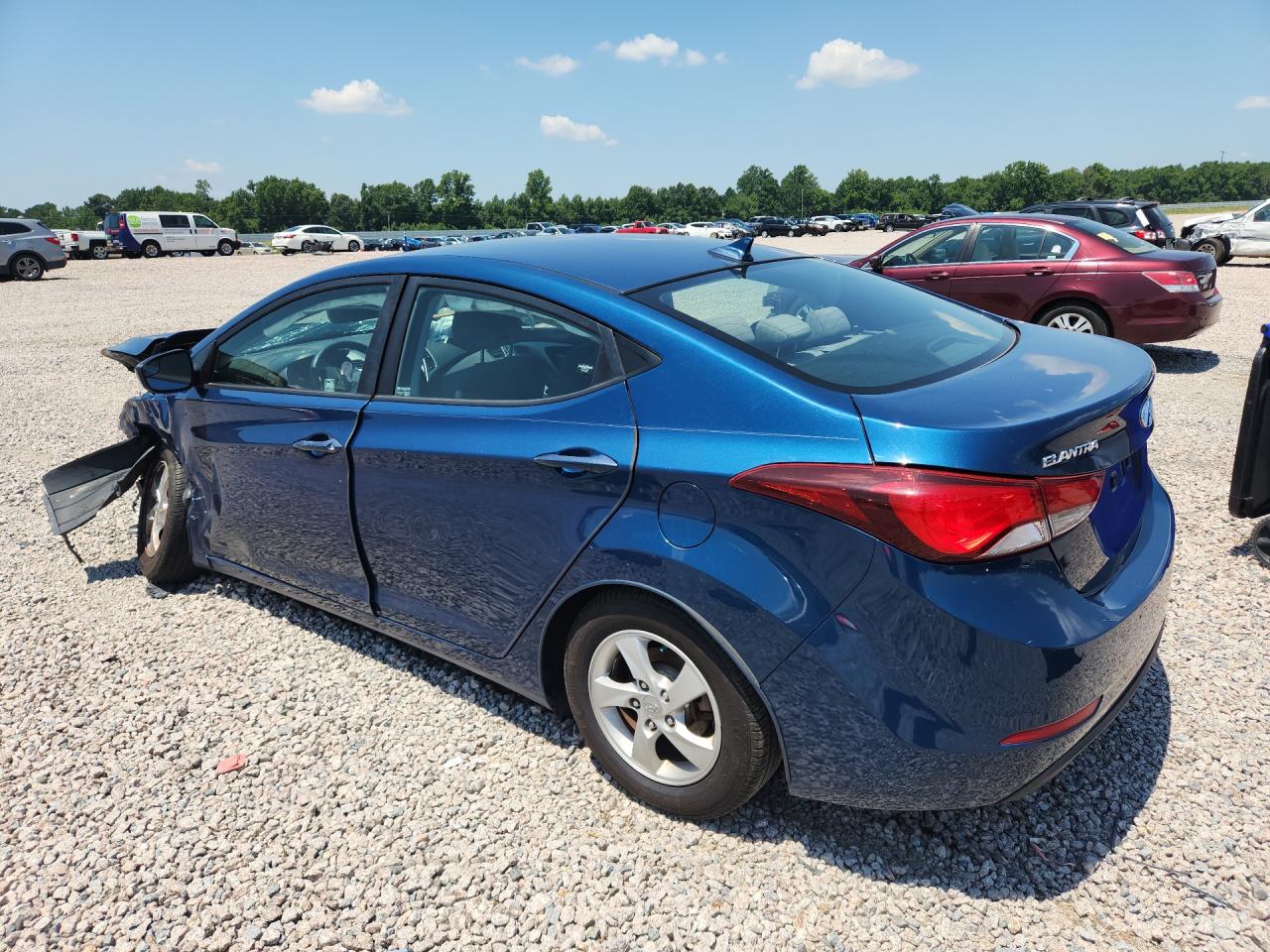 2015 Hyundai Elantra Se Синий vin: KMHDH4AE6FU248679