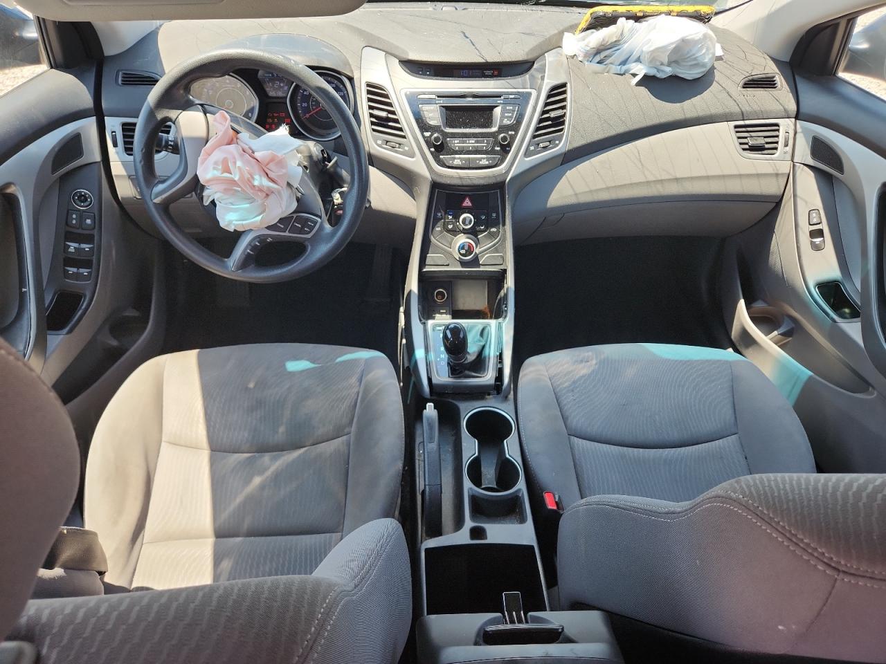 2015 Hyundai Elantra Se Синий vin: KMHDH4AE6FU248679