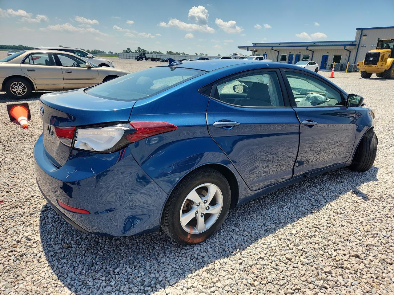 2015 Hyundai Elantra Se Синий vin: KMHDH4AE6FU248679
