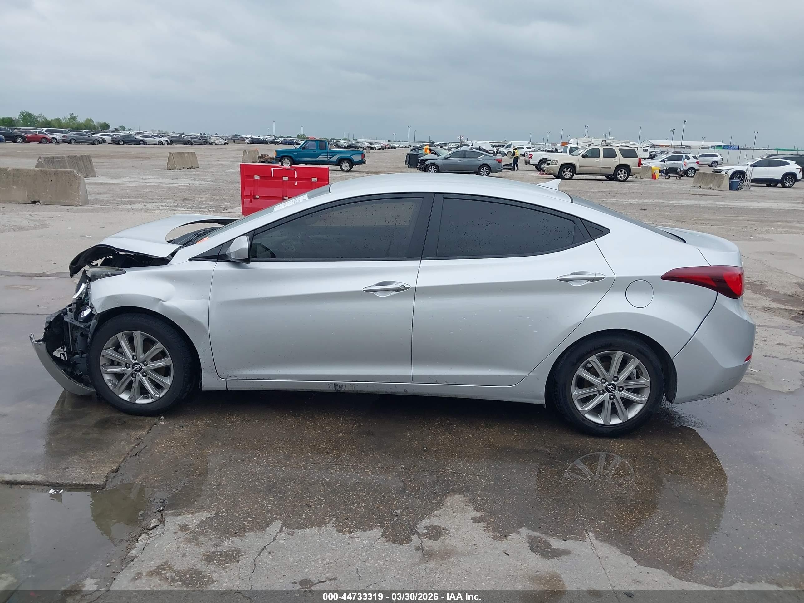 2015 Hyundai Elantra Se Серебряный vin: KMHDH4AE6FU260556