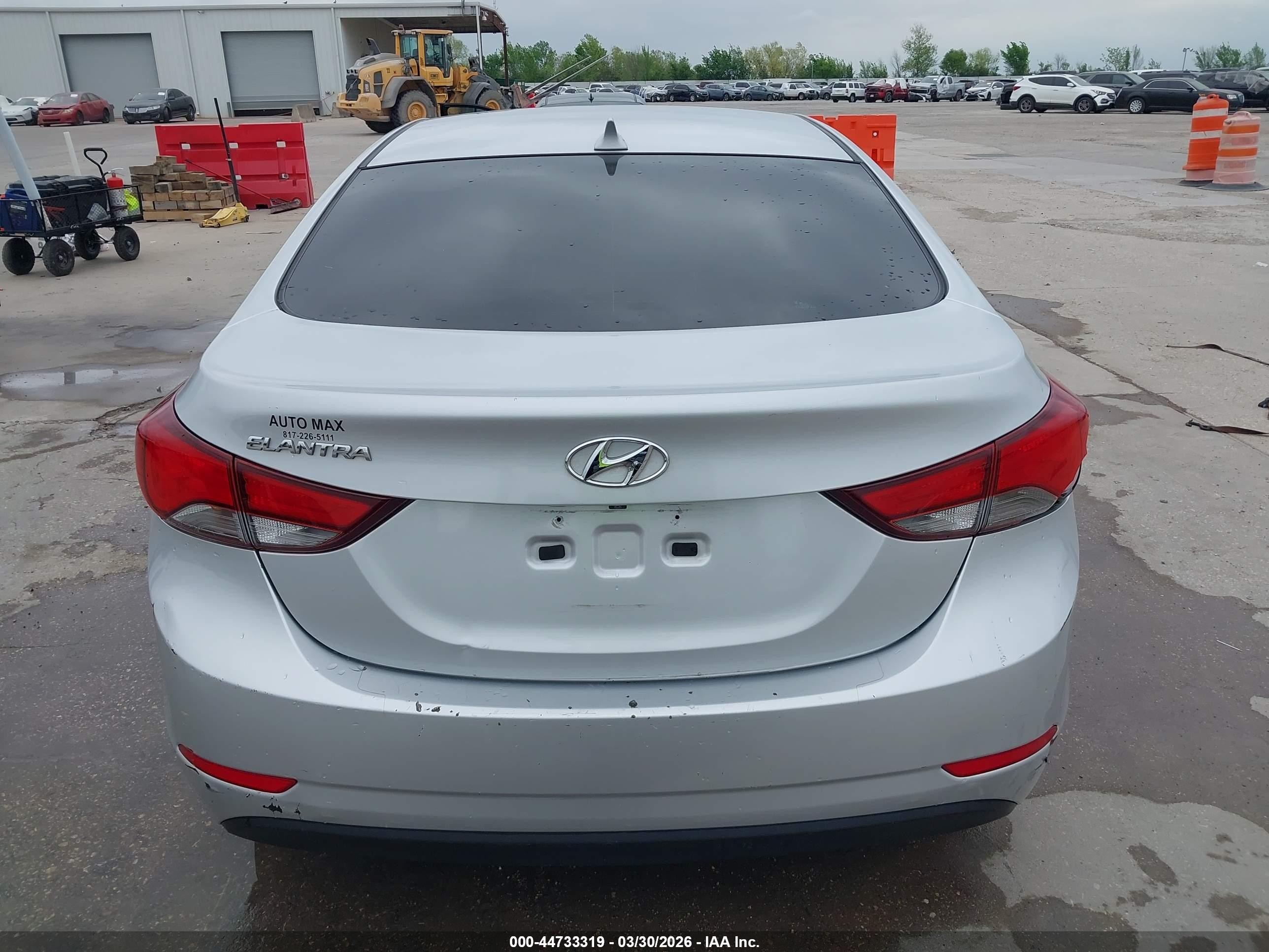 2015 Hyundai Elantra Se Серебряный vin: KMHDH4AE6FU260556