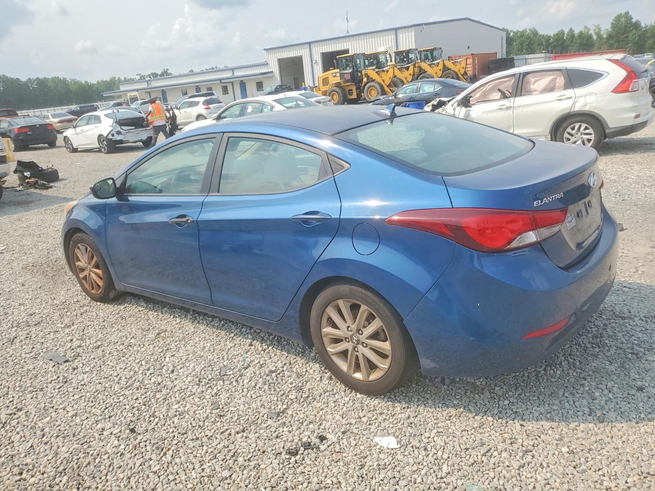 2015 Hyundai Elantra Se Blue vin: KMHDH4AE6FU278443