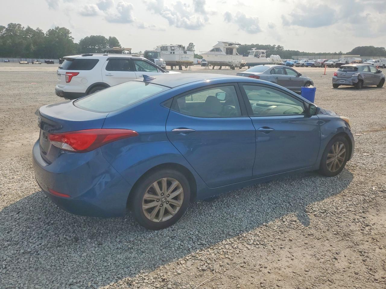 2015 Hyundai Elantra Se Blue vin: KMHDH4AE6FU278443