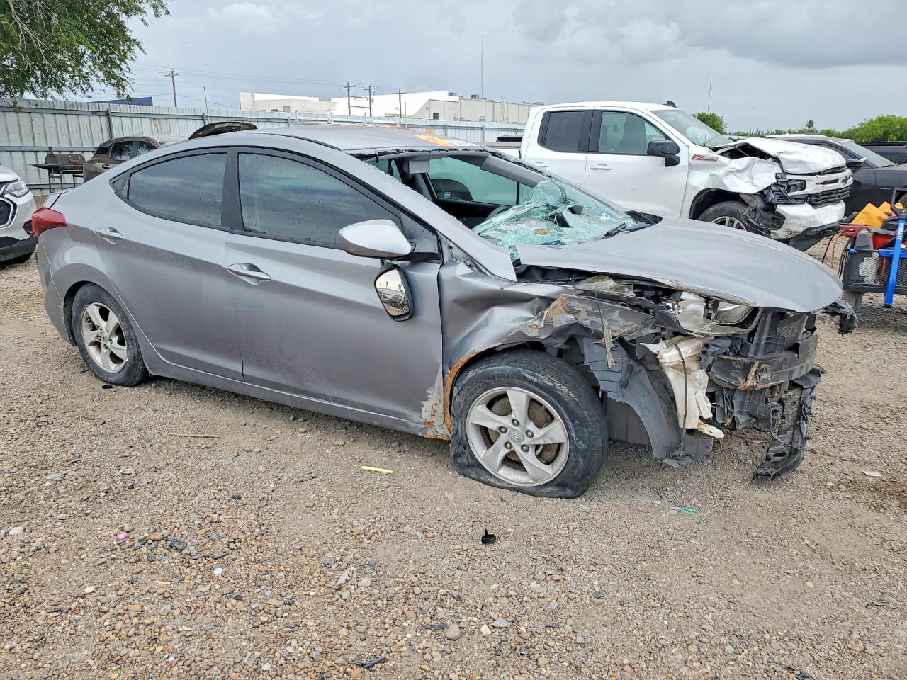 2015 Hyundai Elantra Se Серый vin: KMHDH4AE6FU280046