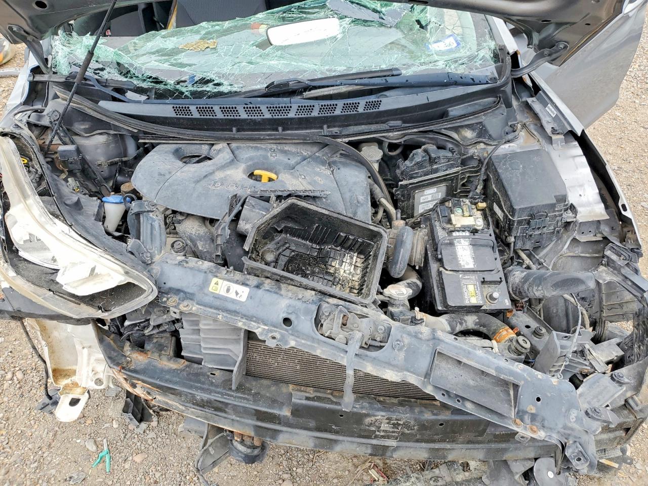 2015 Hyundai Elantra Se Серый vin: KMHDH4AE6FU280046