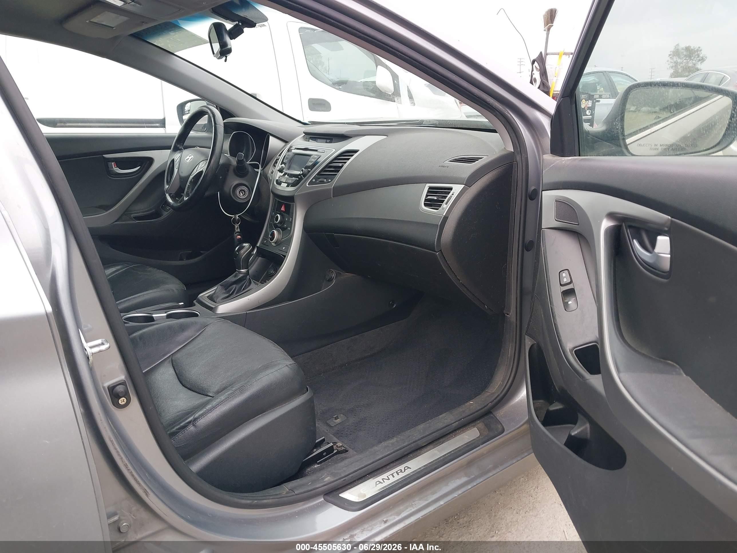 2015 Hyundai Elantra Limited Gray vin: KMHDH4AE6FU301249