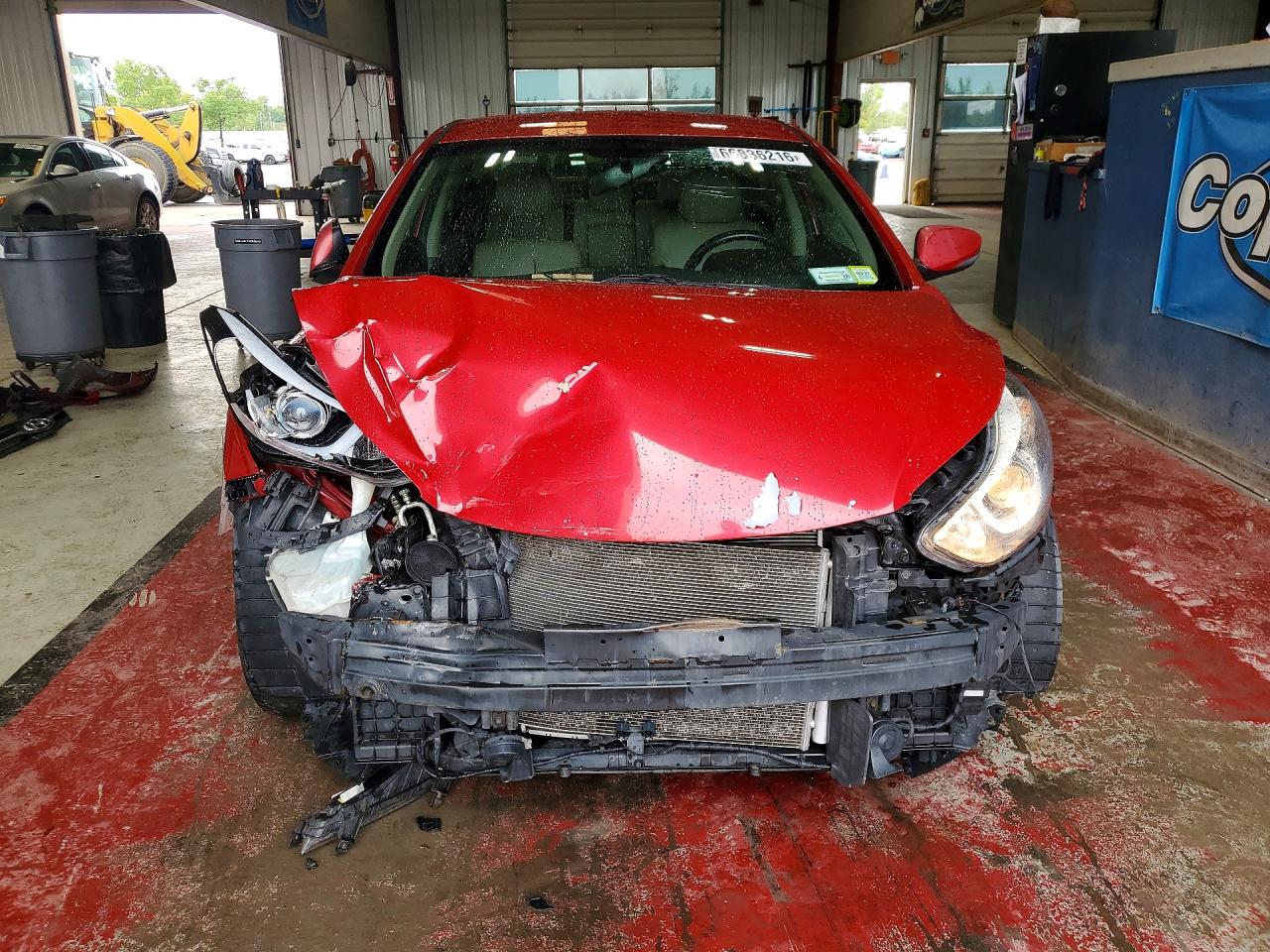 2015 Hyundai Elantra Limited Red vin: KMHDH4AE6FU303714