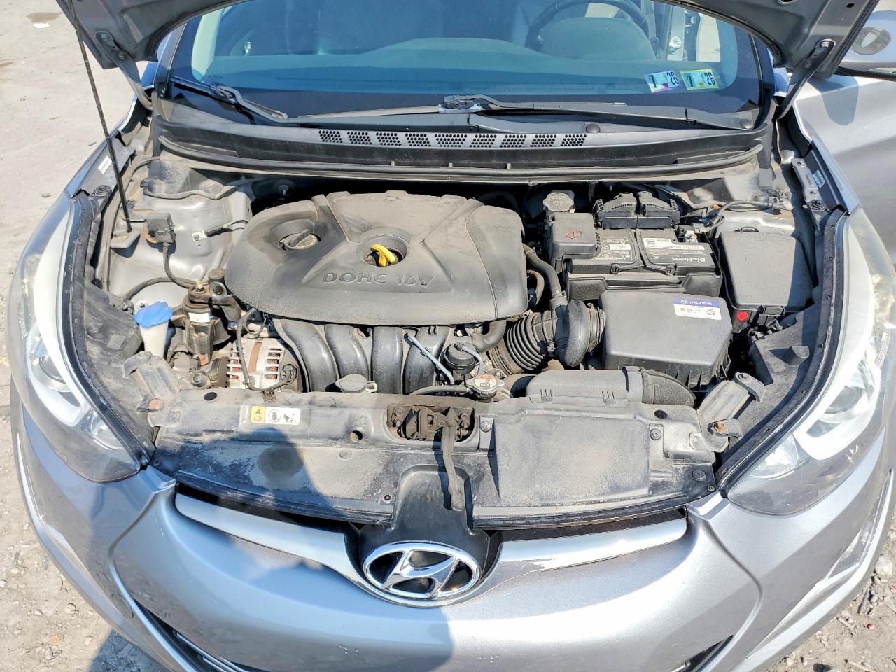 2015 Hyundai Elantra Limited Silver vin: KMHDH4AE6FU327799