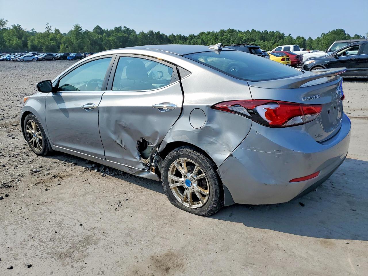 2015 Hyundai Elantra Limited Silver vin: KMHDH4AE6FU327799