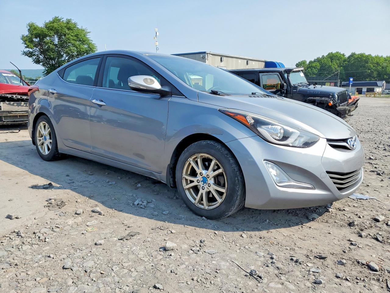2015 Hyundai Elantra Limited Silver vin: KMHDH4AE6FU327799