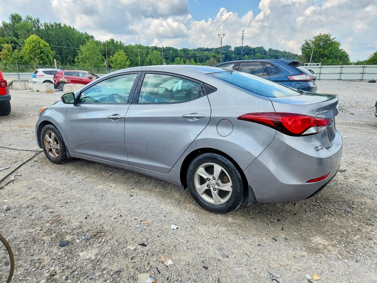 2015 Hyundai Elantra Se Silver vin: KMHDH4AE6FU330072
