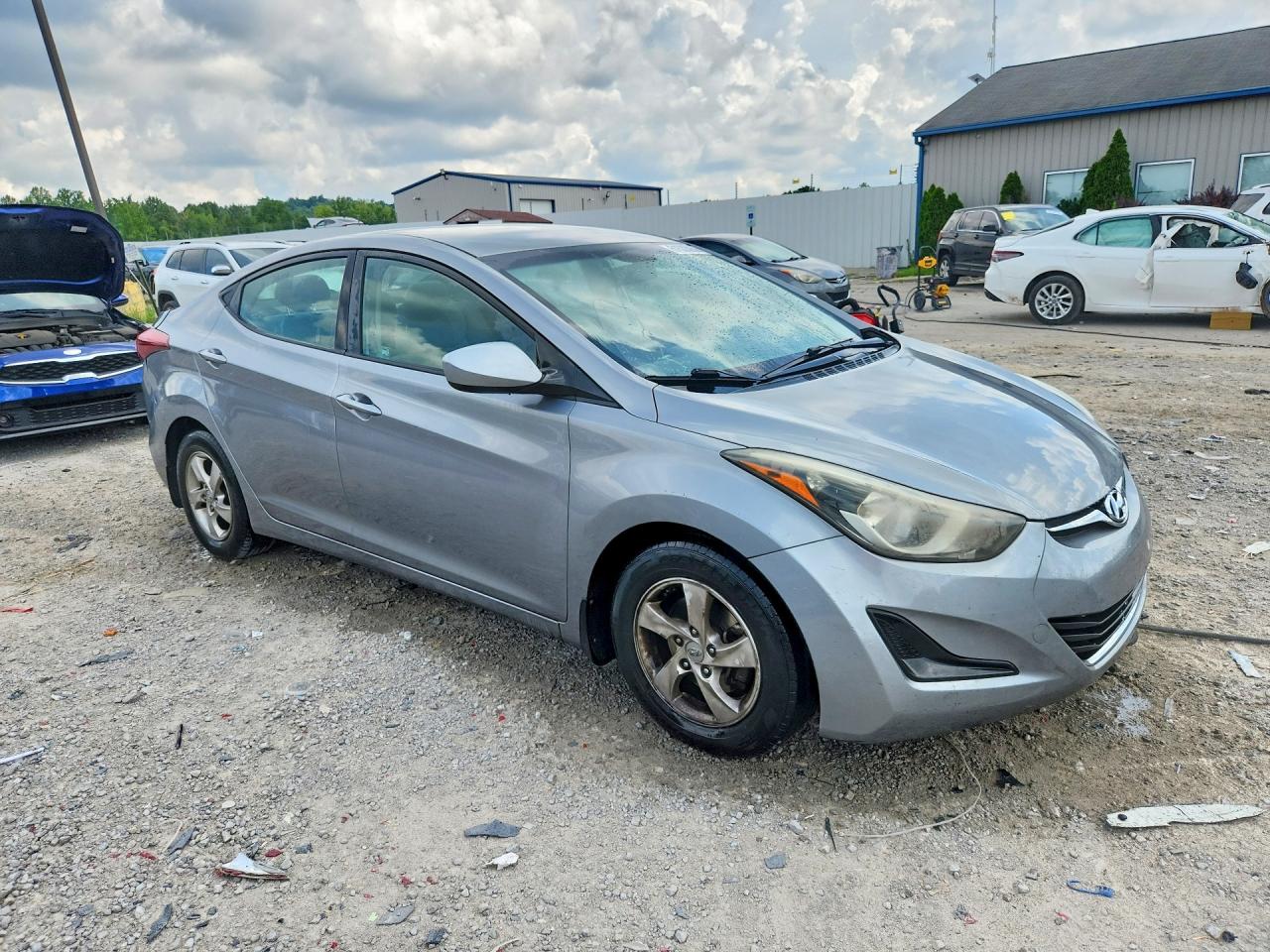 2015 Hyundai Elantra Se Silver vin: KMHDH4AE6FU330072