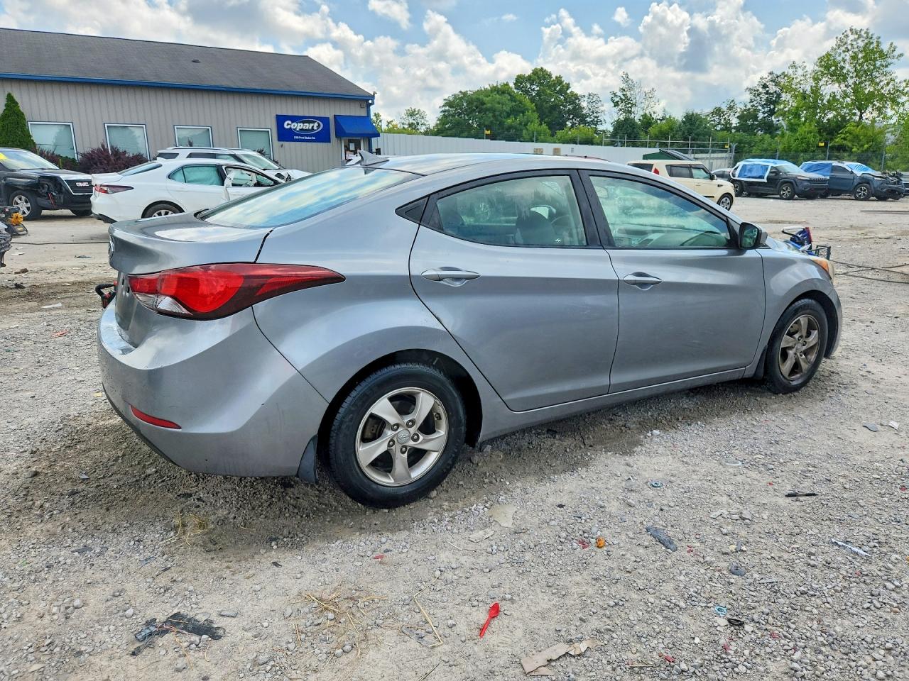 2015 Hyundai Elantra Se Silver vin: KMHDH4AE6FU330072