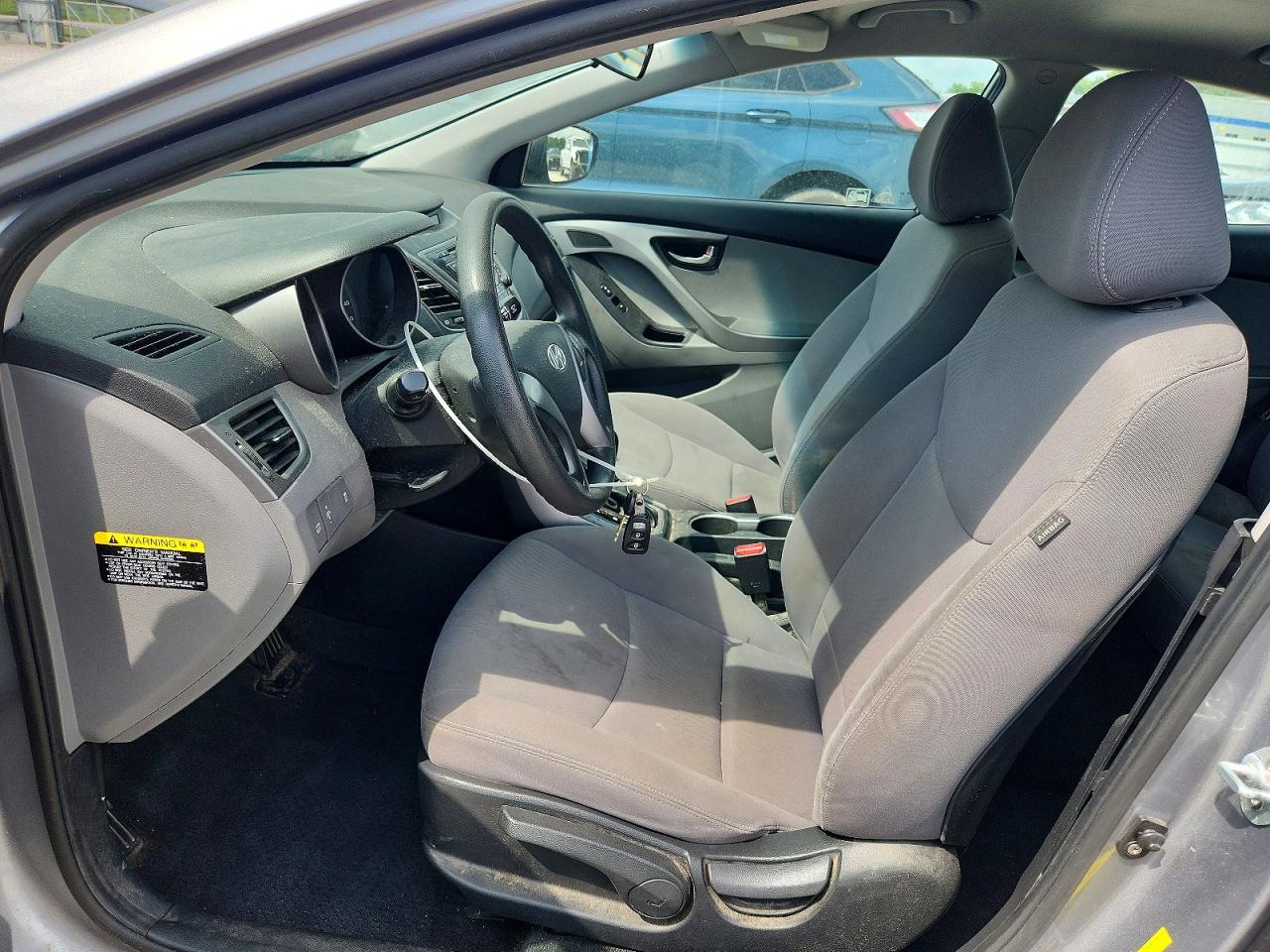 2015 Hyundai Elantra Se Silver vin: KMHDH4AE6FU330072