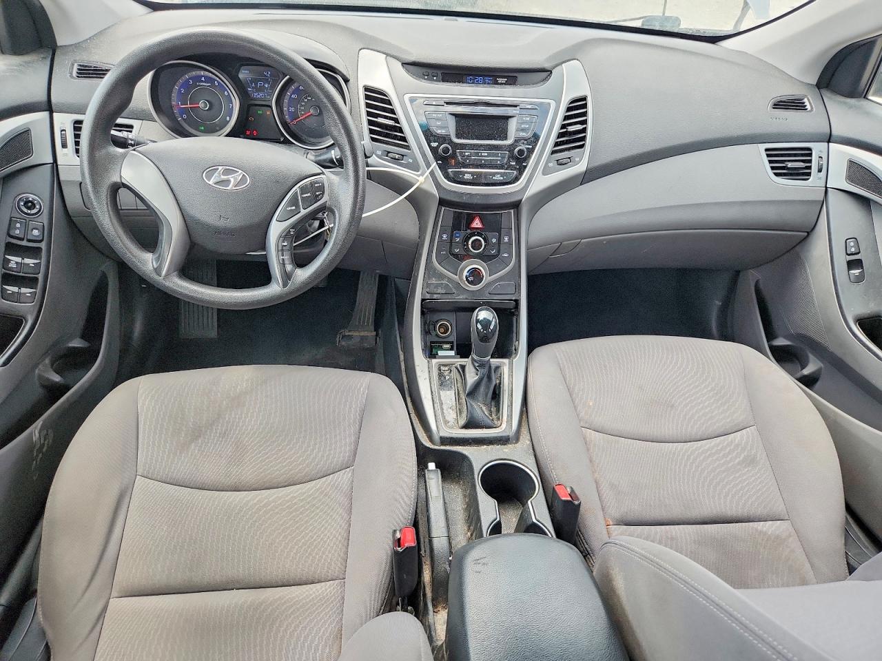 2015 Hyundai Elantra Se Silver vin: KMHDH4AE6FU330072
