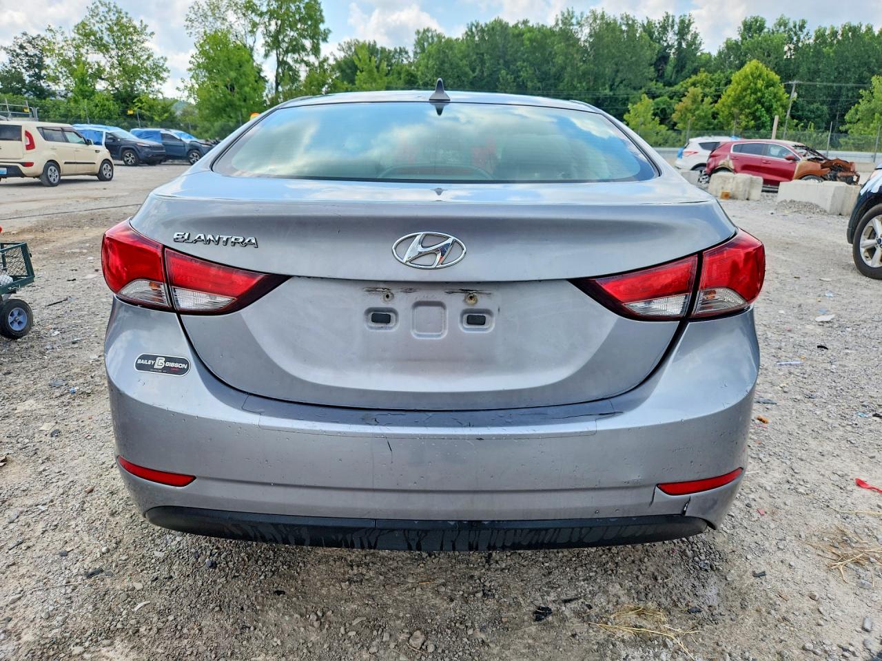2015 Hyundai Elantra Se Silver vin: KMHDH4AE6FU330072