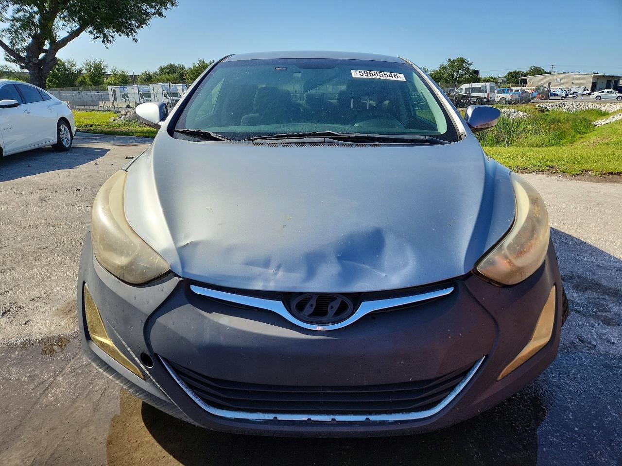 2015 Hyundai Elantra Se Gray vin: KMHDH4AE6FU351939