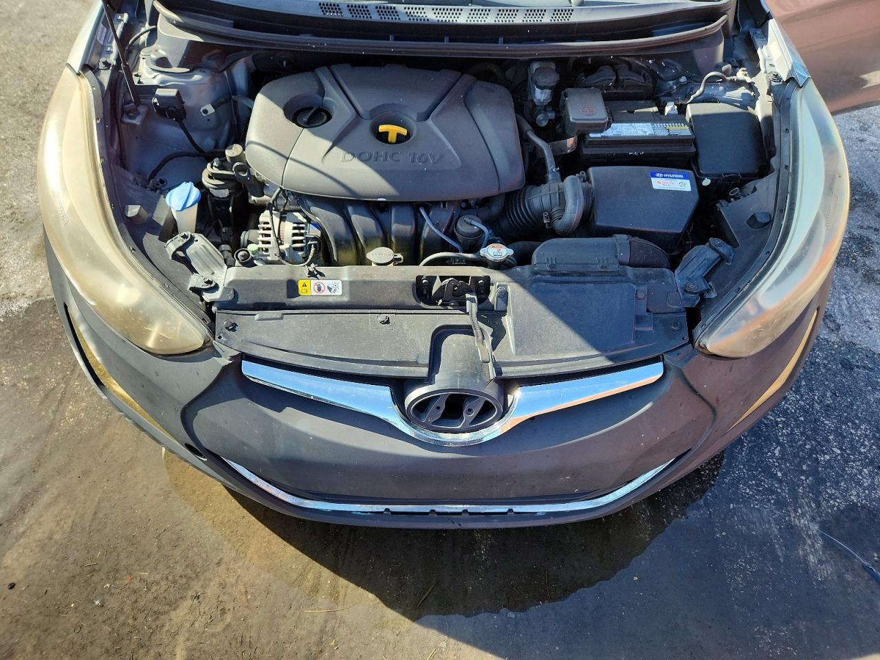 2015 Hyundai Elantra Se Gray vin: KMHDH4AE6FU351939