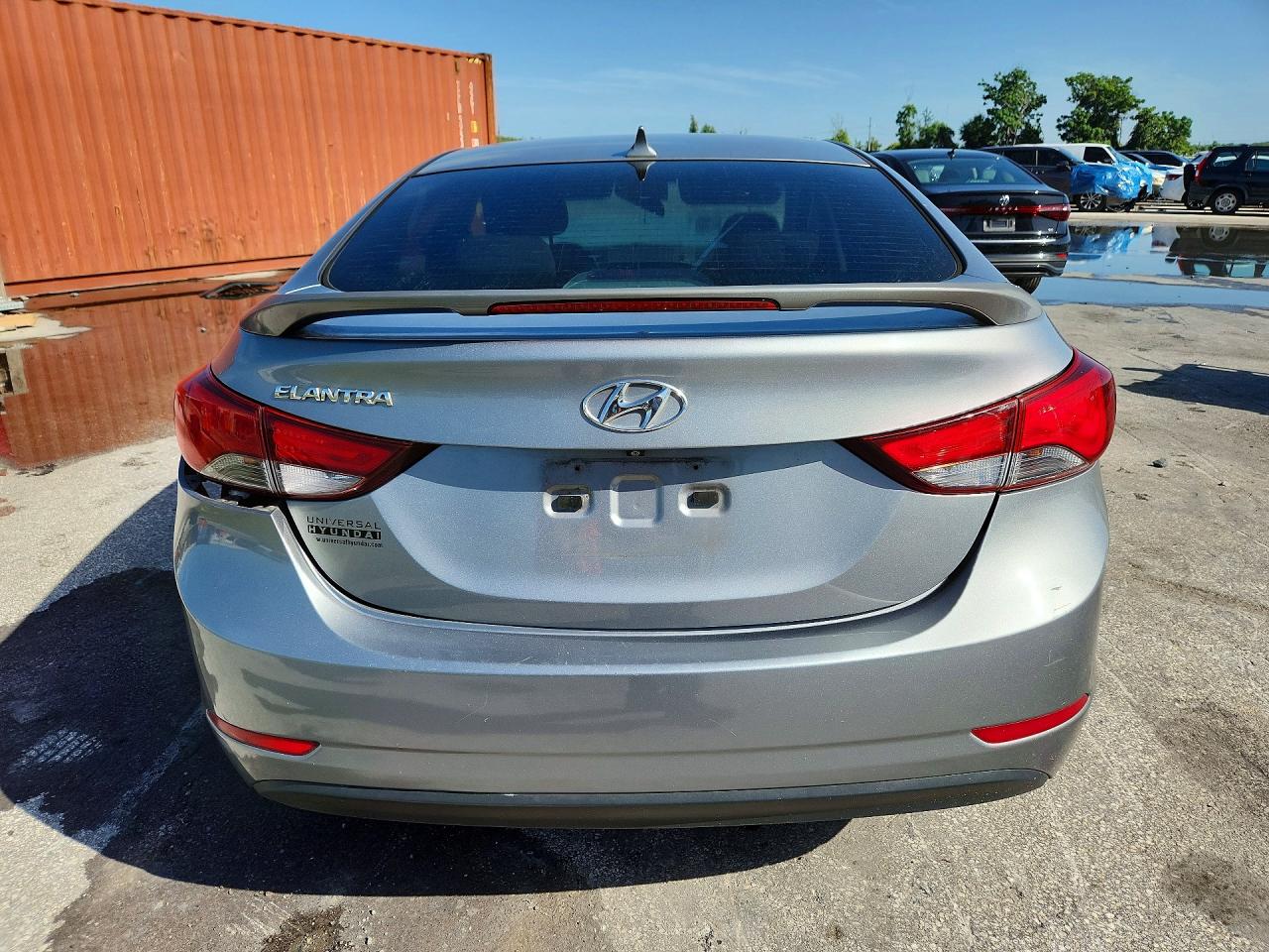 2015 Hyundai Elantra Se Gray vin: KMHDH4AE6FU351939