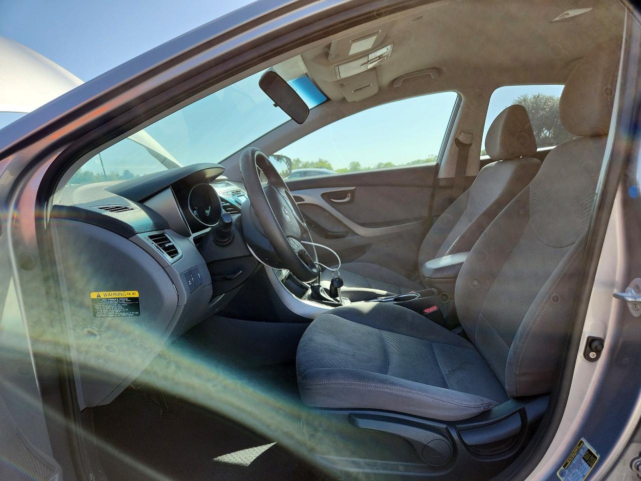 2015 Hyundai Elantra Se Gray vin: KMHDH4AE6FU351939