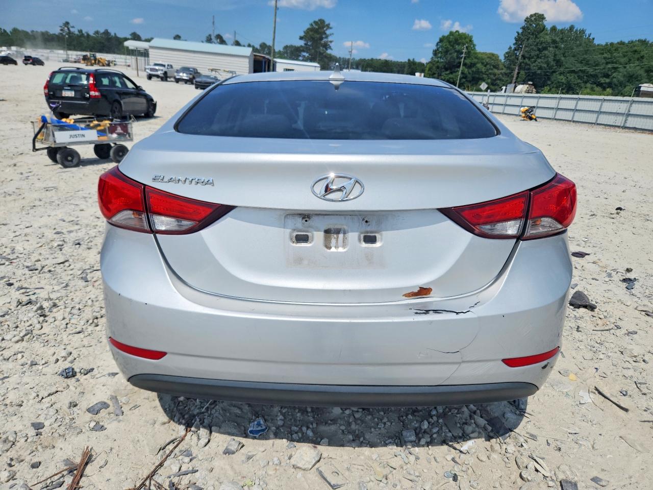 2015 Hyundai Elantra Se Silver vin: KMHDH4AE6FU378770