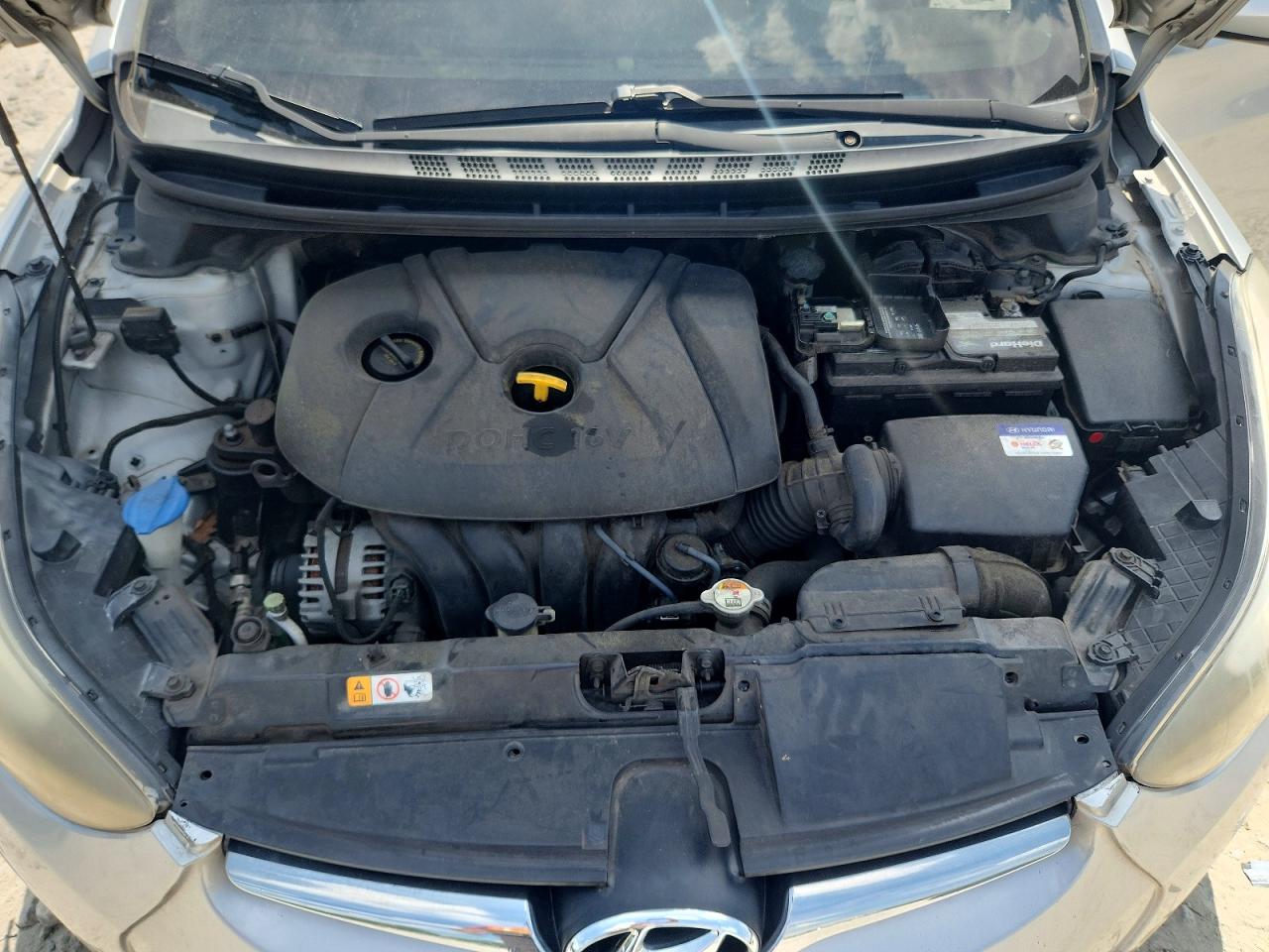 2015 Hyundai Elantra Se Silver vin: KMHDH4AE6FU378770