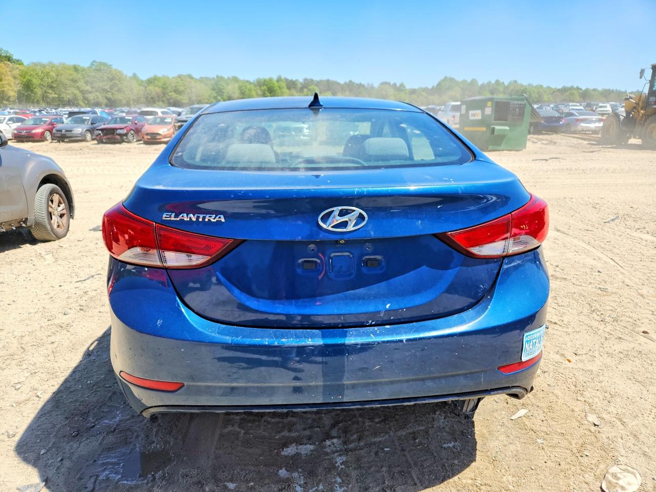 2015 Hyundai Elantra Se Blue vin: KMHDH4AE6FU381961