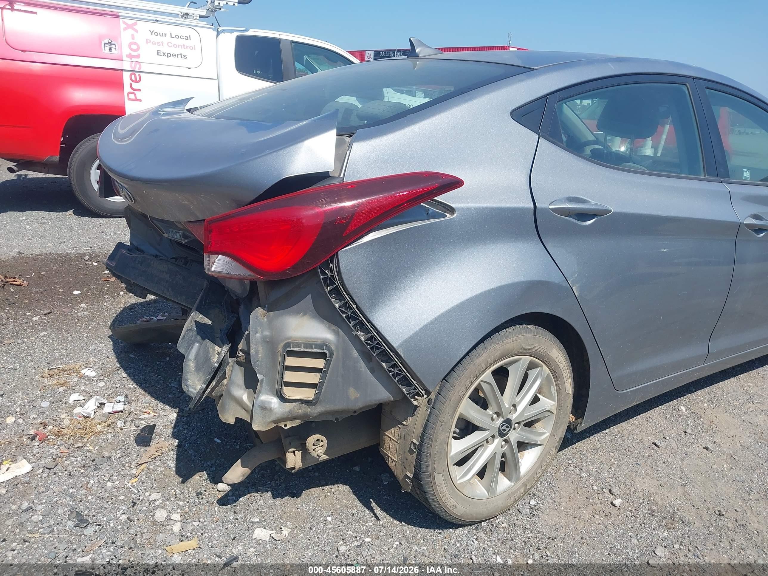 2015 Hyundai Elantra Se Серебряный vin: KMHDH4AE6FU383046