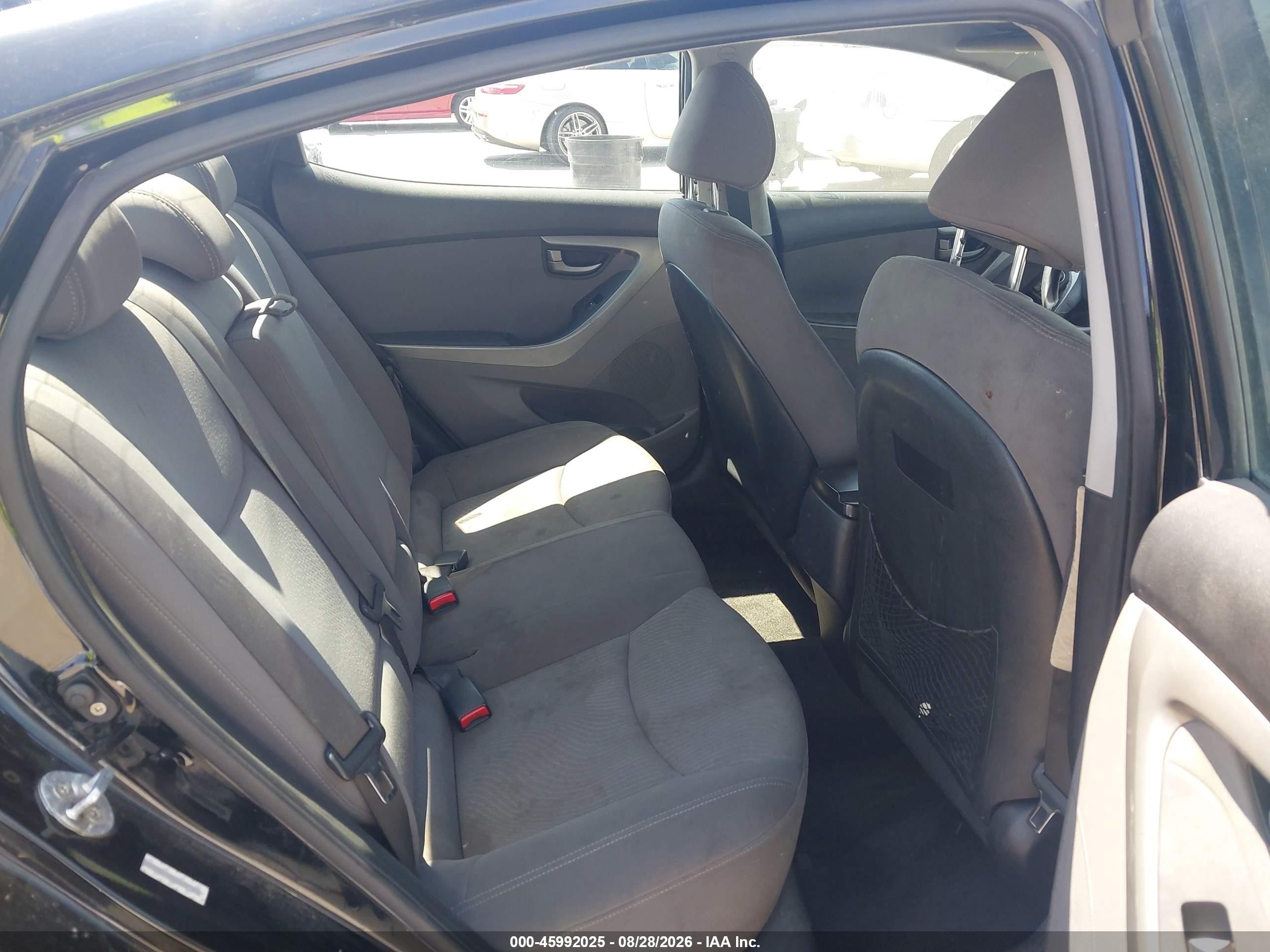 2015 Hyundai Elantra Se Black vin: KMHDH4AE6FU415512