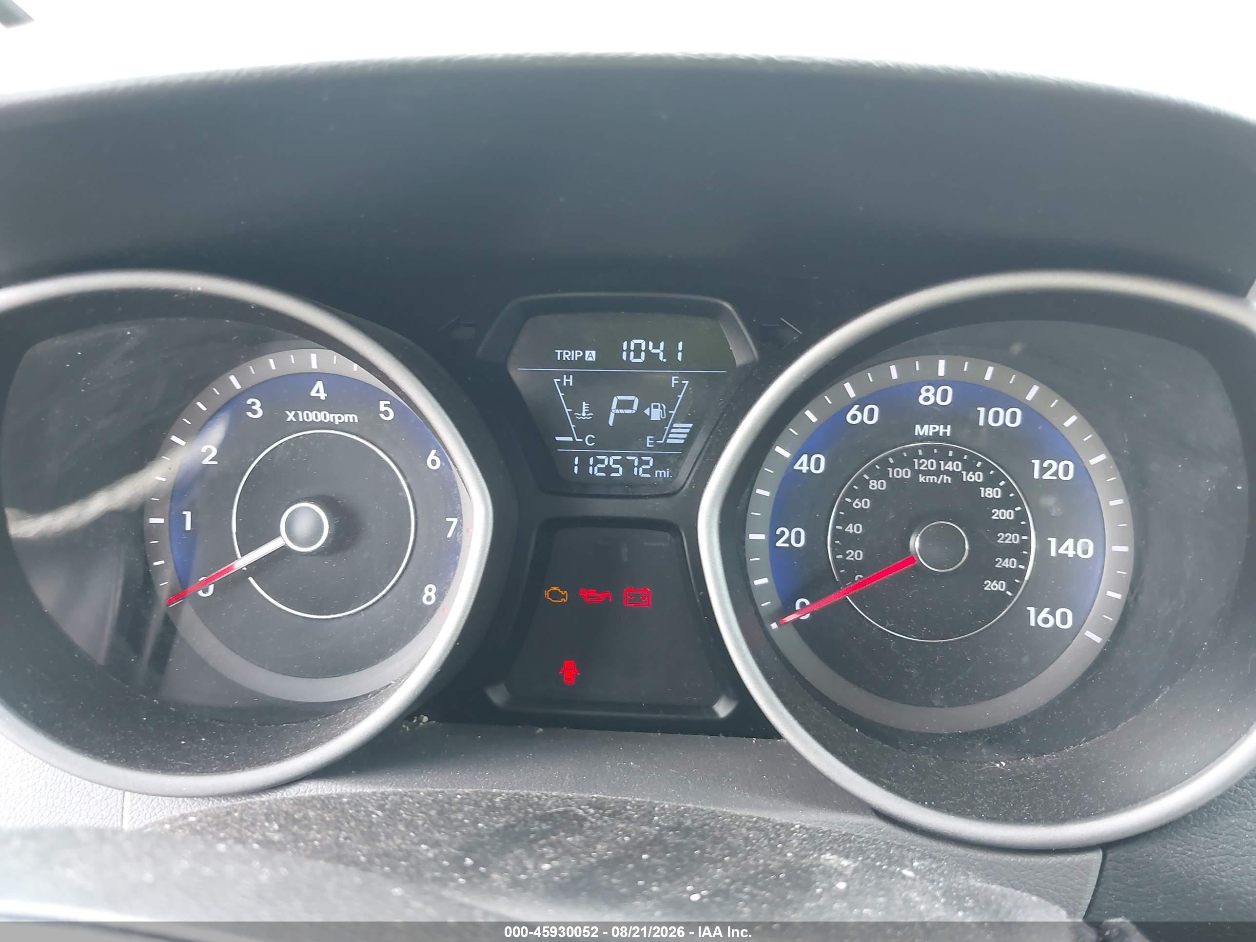 2015 Hyundai Elantra Se Silver vin: KMHDH4AE6FU420337