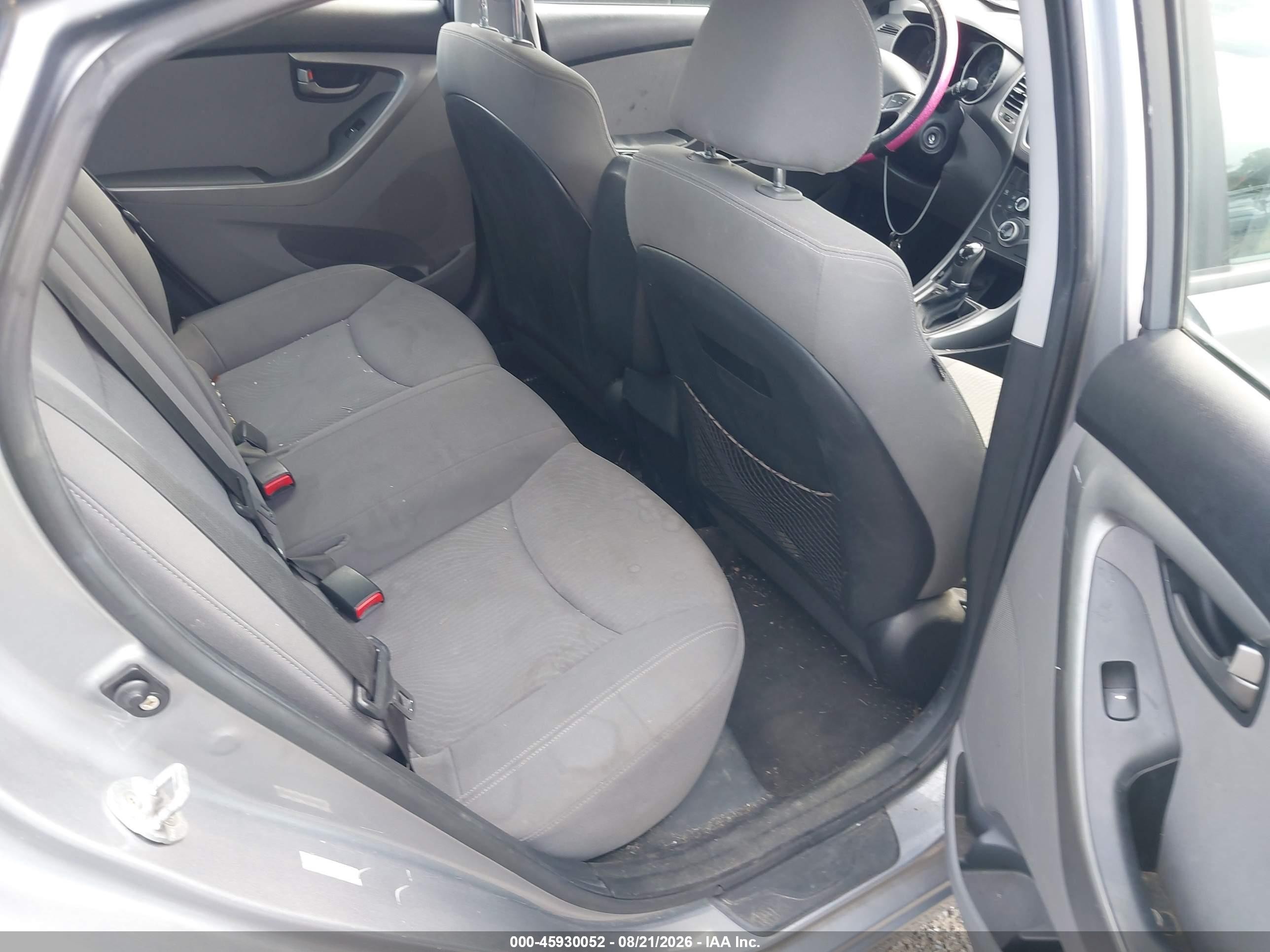 2015 Hyundai Elantra Se Silver vin: KMHDH4AE6FU420337