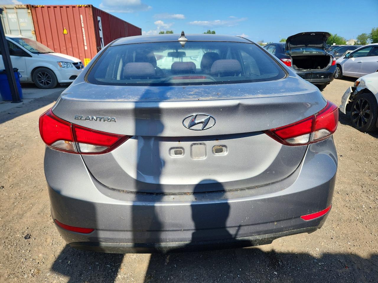 2015 Hyundai Elantra Se Серебряный vin: KMHDH4AE6FU439017
