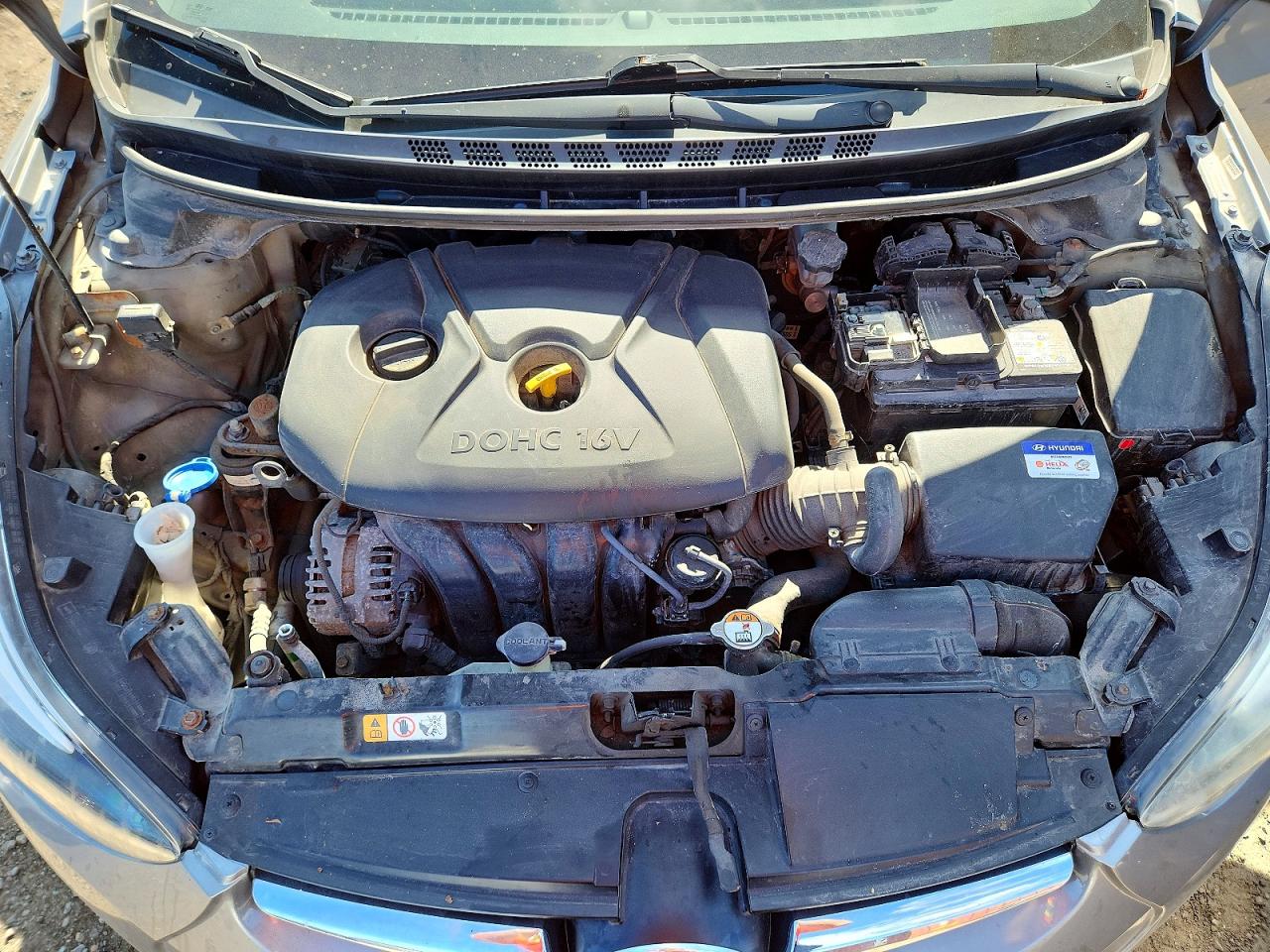 2015 Hyundai Elantra Se Серебряный vin: KMHDH4AE6FU439017