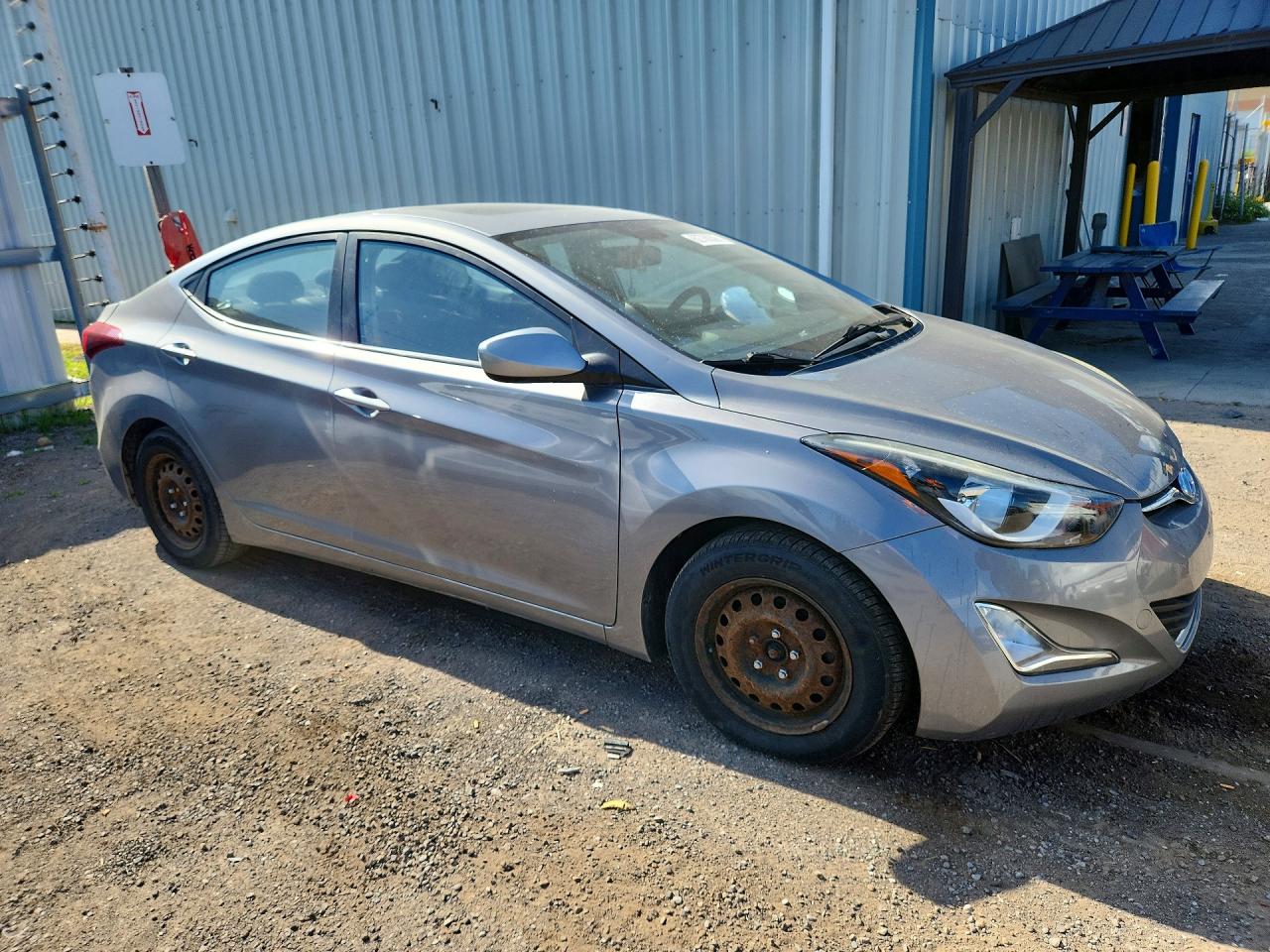2015 Hyundai Elantra Se Серебряный vin: KMHDH4AE6FU439017