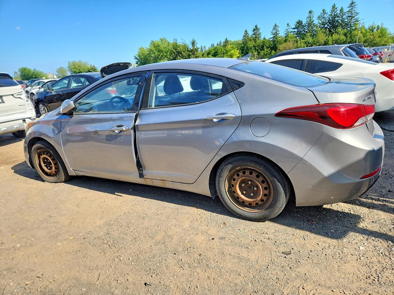 2015 Hyundai Elantra Se Серебряный vin: KMHDH4AE6FU439017