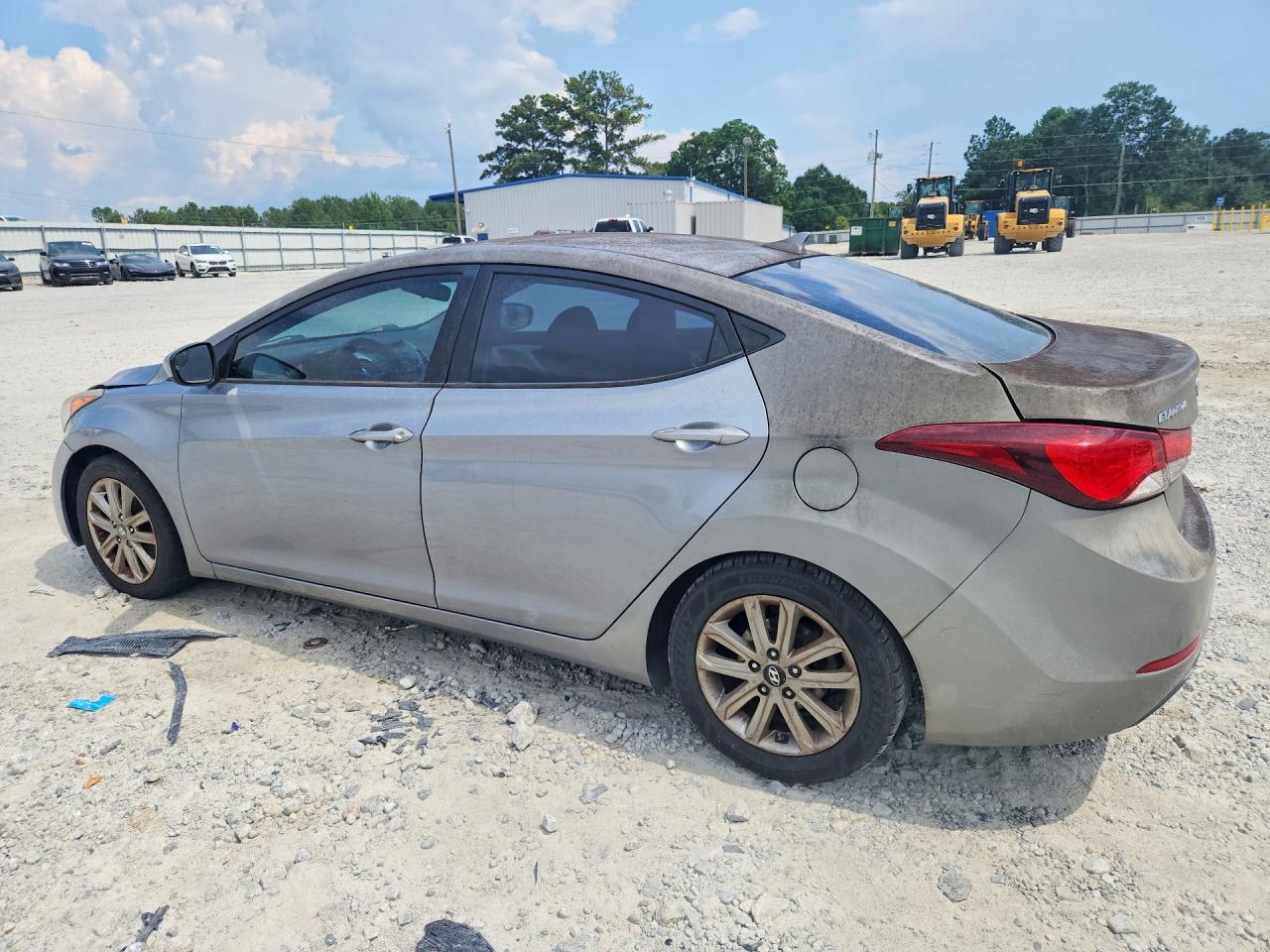 2015 Hyundai Elantra Se Silver vin: KMHDH4AE6FU450485