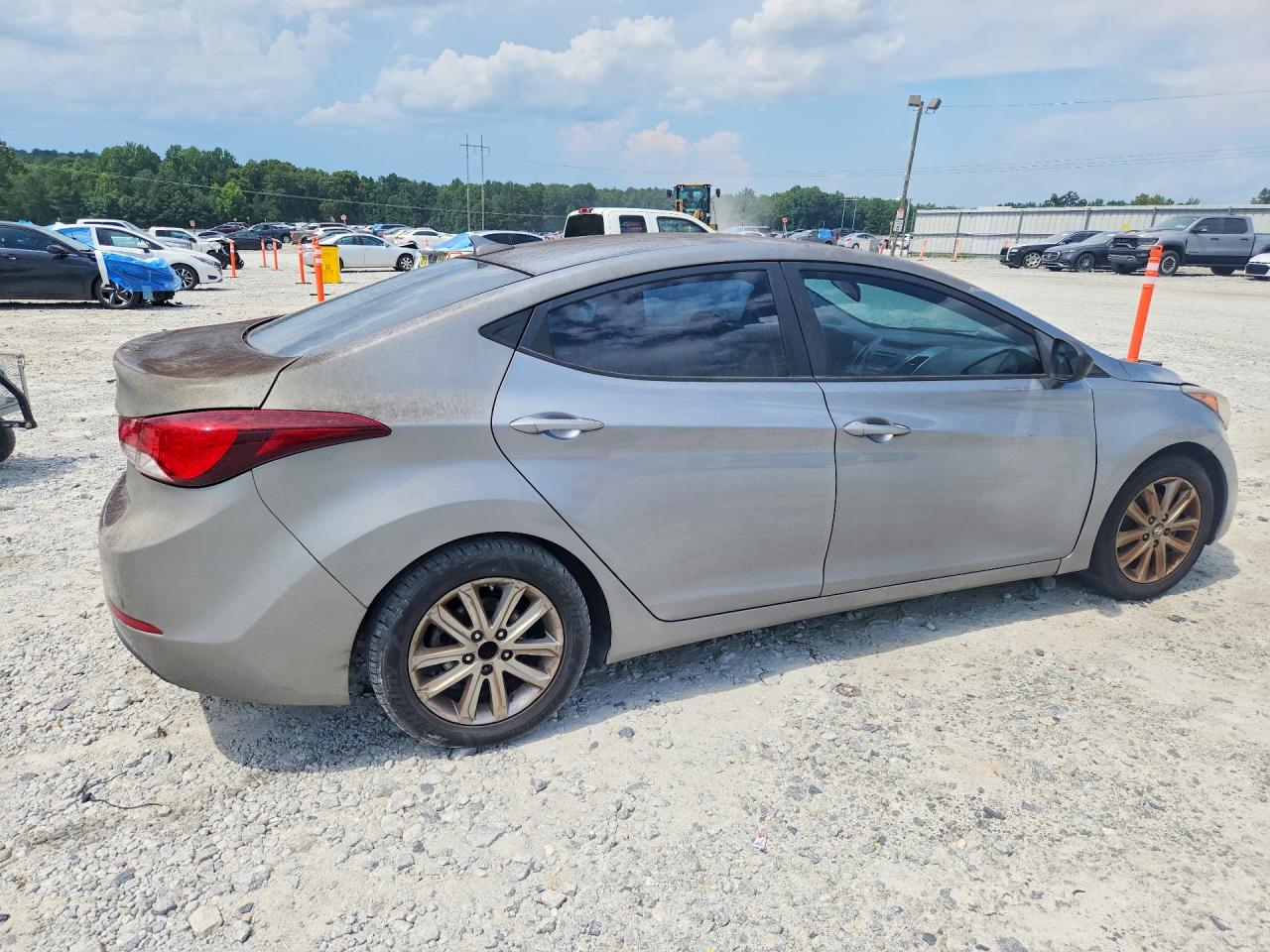 2015 Hyundai Elantra Se Silver vin: KMHDH4AE6FU450485