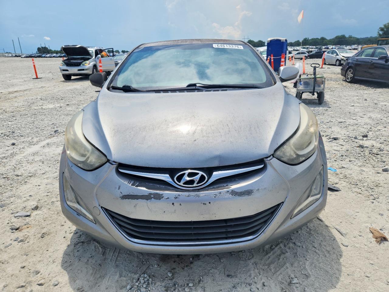 2015 Hyundai Elantra Se Silver vin: KMHDH4AE6FU450485