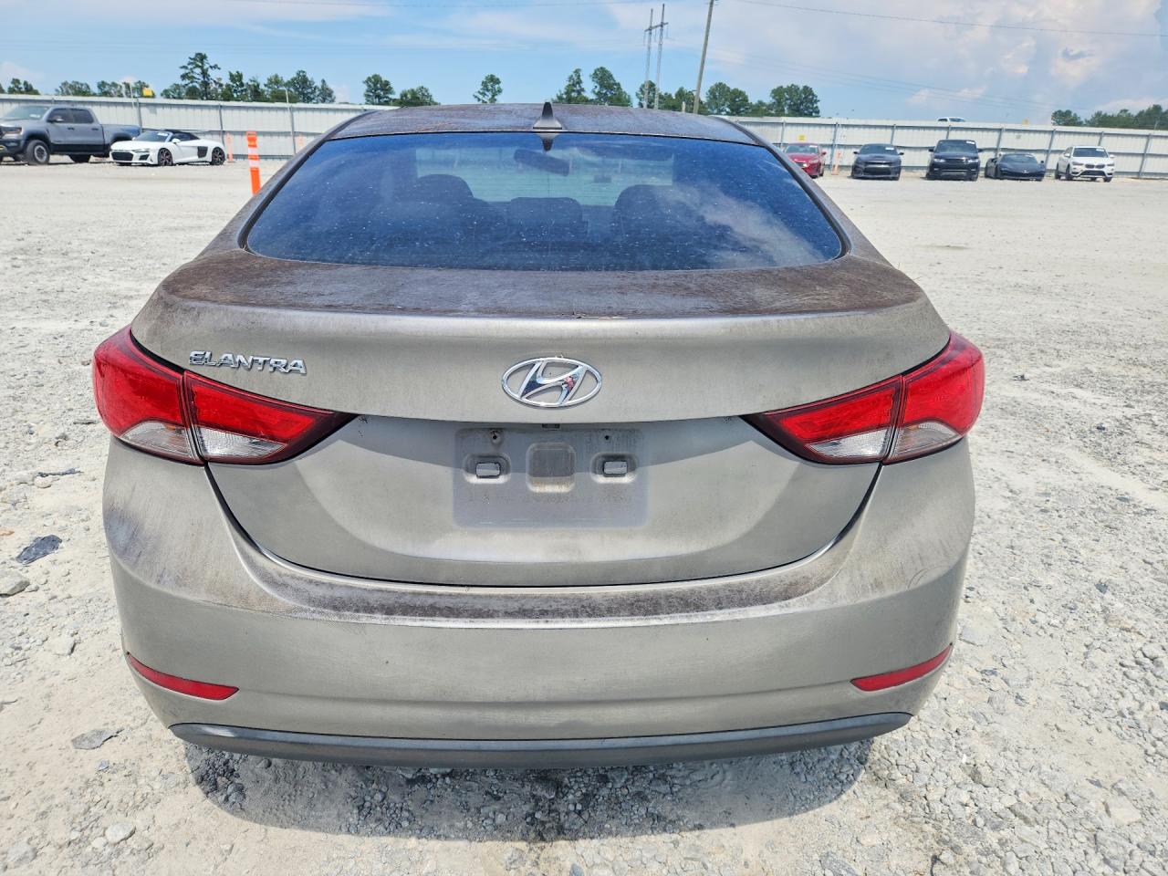 2015 Hyundai Elantra Se Silver vin: KMHDH4AE6FU450485