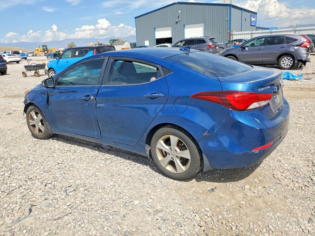 2016 Hyundai Elantra Value Edition Синий vin: KMHDH4AE6GU567131
