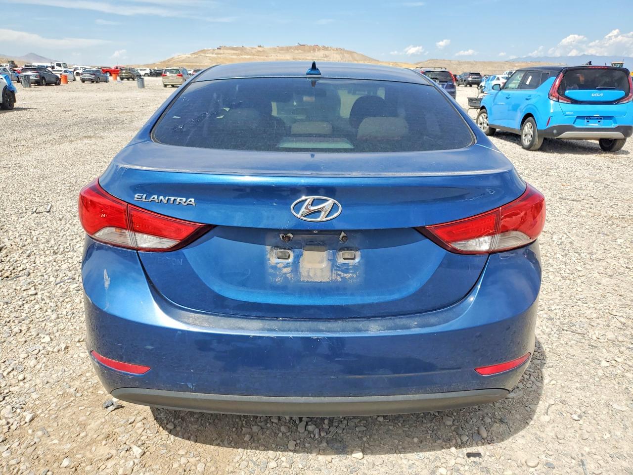 2016 Hyundai Elantra Value Edition Синий vin: KMHDH4AE6GU567131