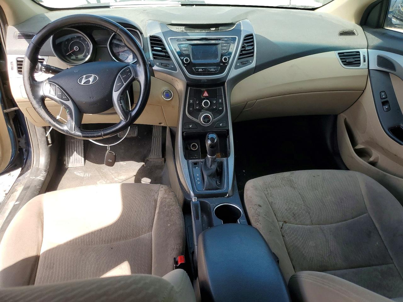 2016 Hyundai Elantra Value Edition Синий vin: KMHDH4AE6GU567131