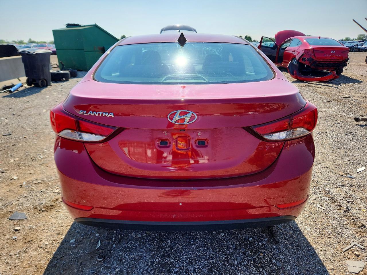 2016 Hyundai Elantra Value Edition Красный vin: KMHDH4AE6GU600645