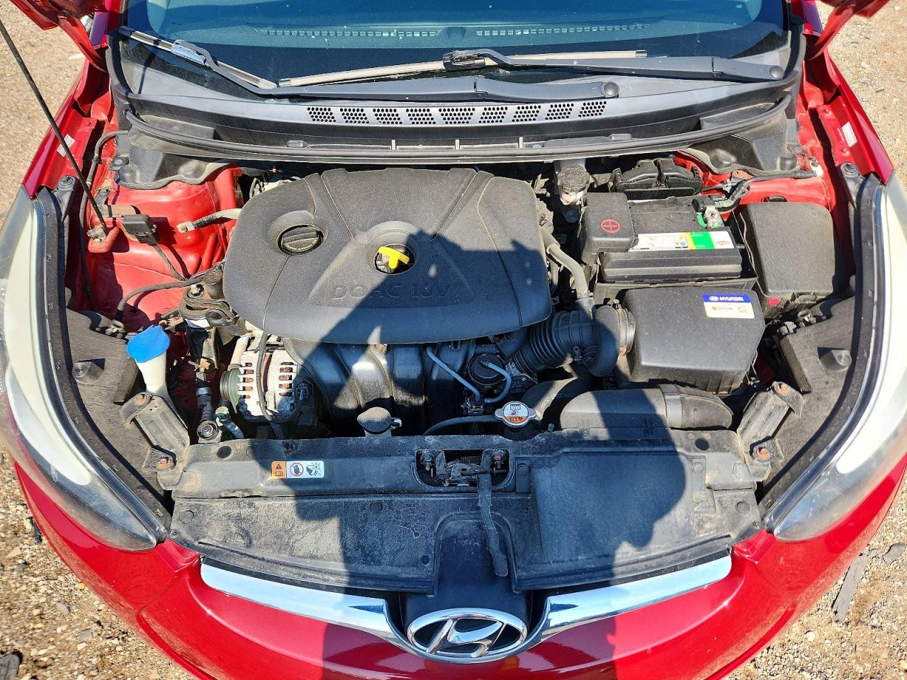 2016 Hyundai Elantra Value Edition Красный vin: KMHDH4AE6GU600645