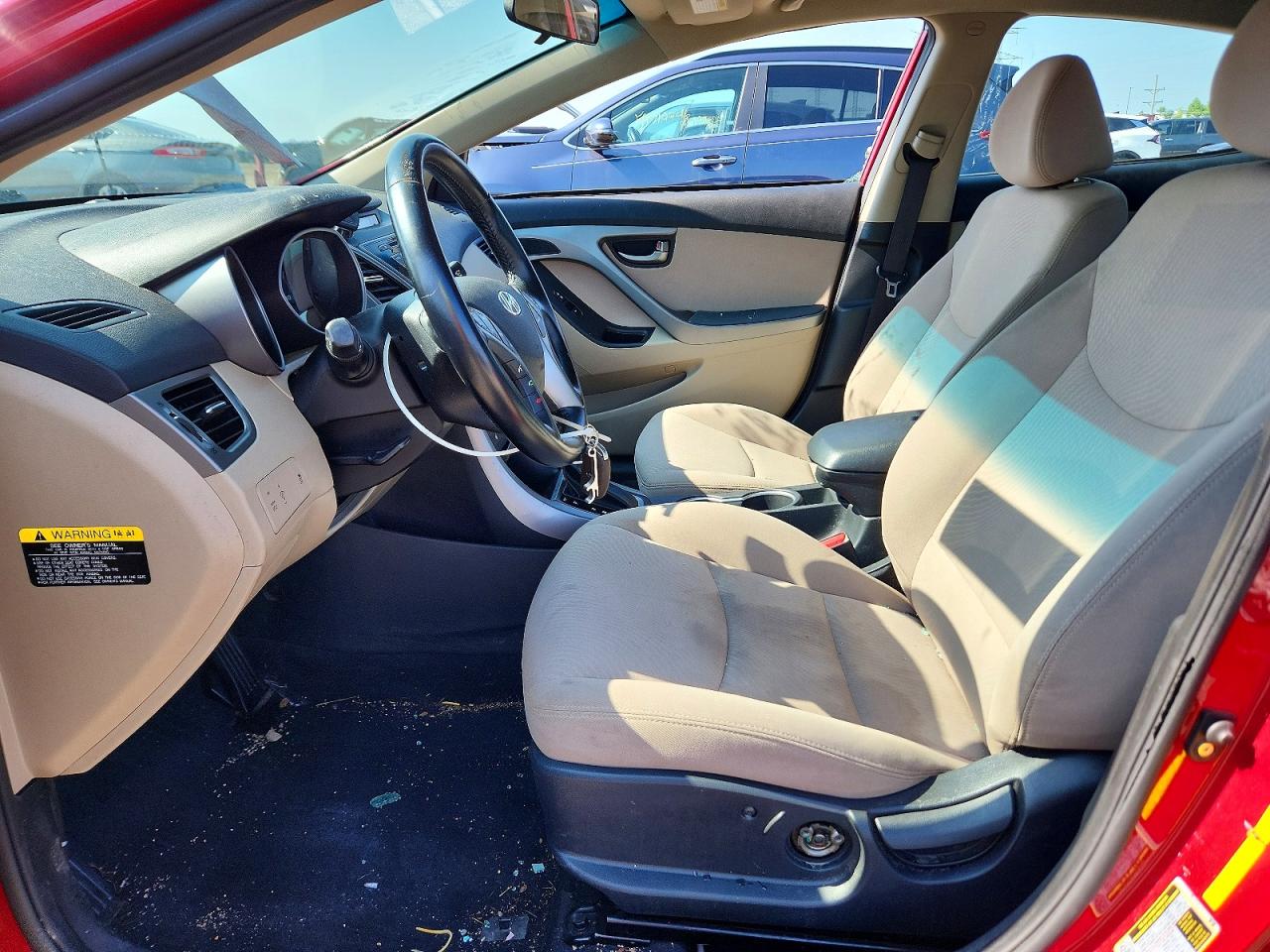 2016 Hyundai Elantra Value Edition Красный vin: KMHDH4AE6GU600645