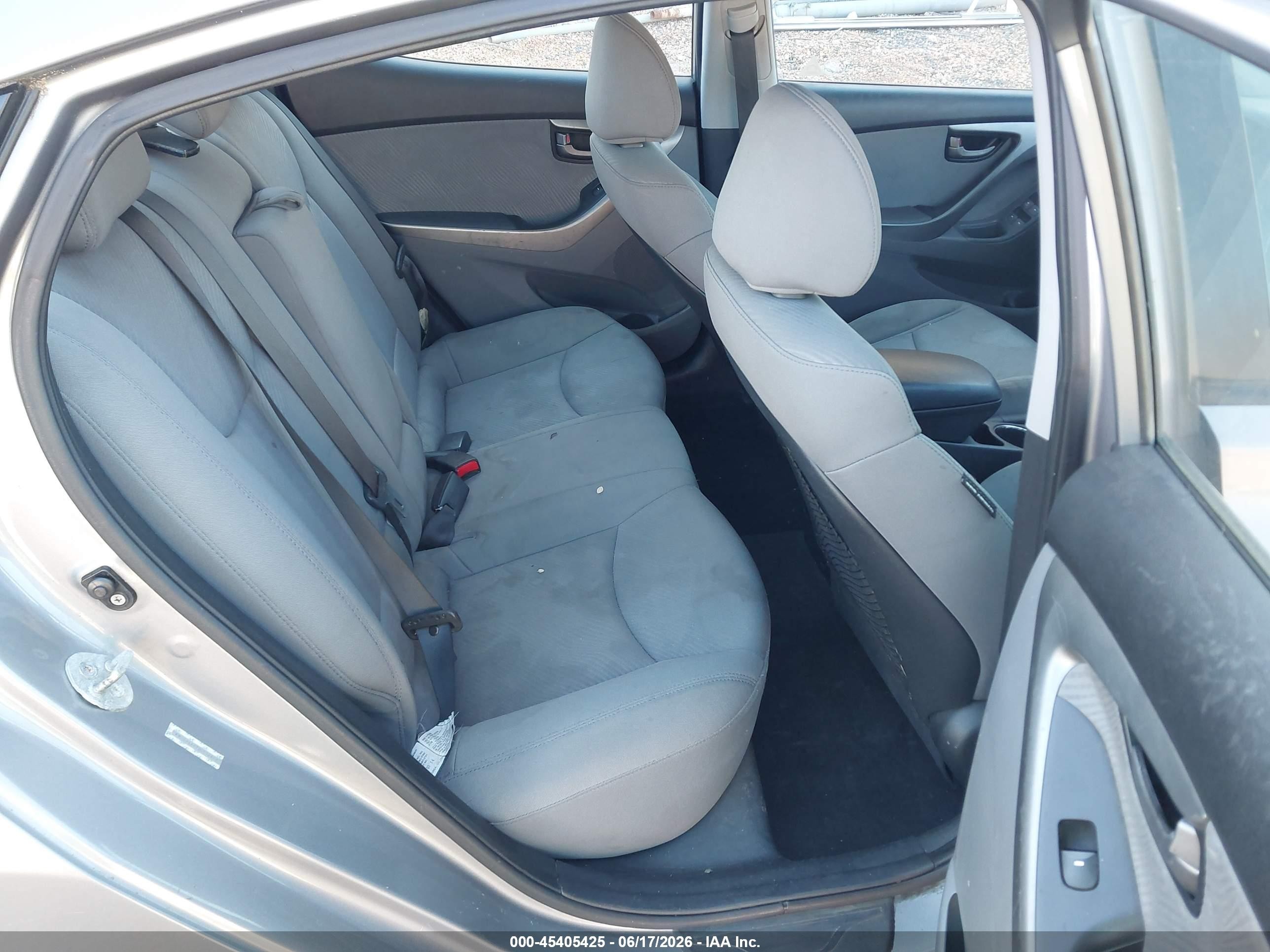 2011 Hyundai Elantra Gls (ulsan Plant) Gray vin: KMHDH4AE7BU092646