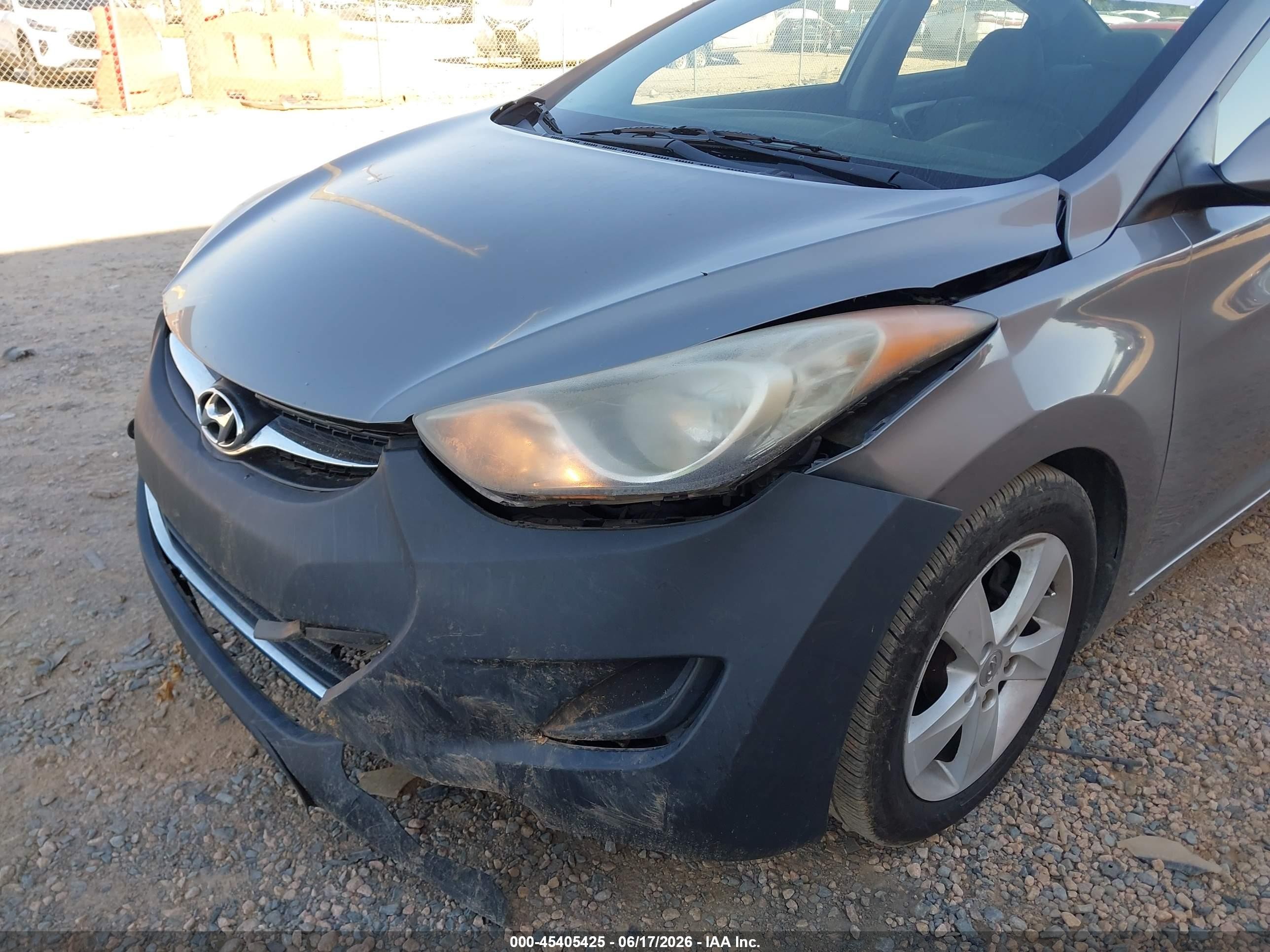 2011 Hyundai Elantra Gls (ulsan Plant) Gray vin: KMHDH4AE7BU092646