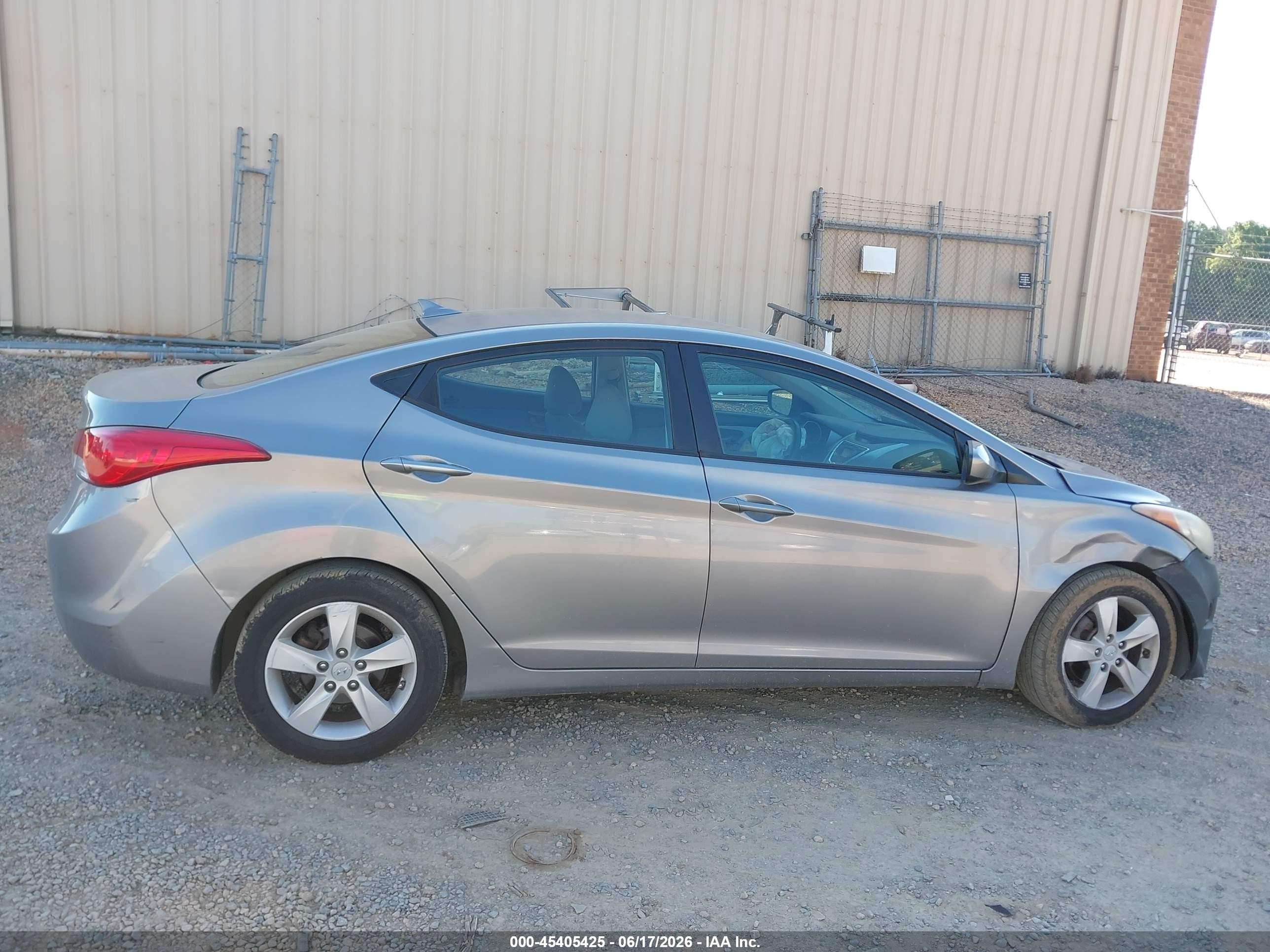 2011 Hyundai Elantra Gls (ulsan Plant) Gray vin: KMHDH4AE7BU092646
