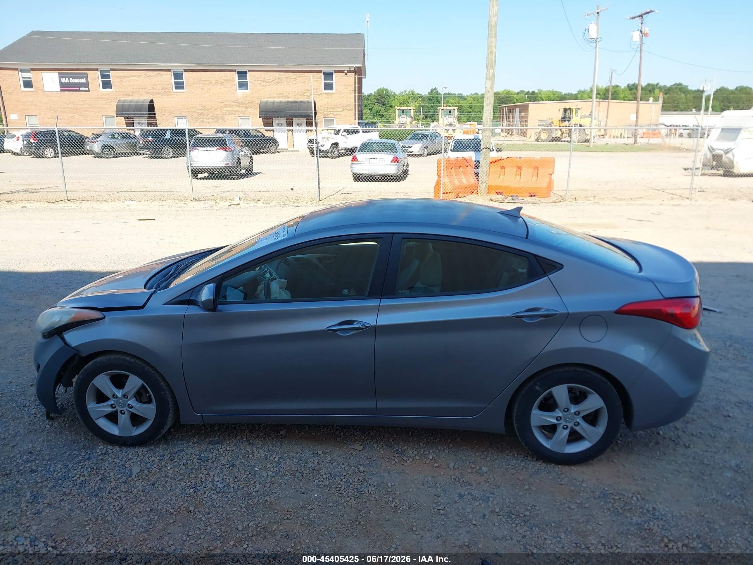 2011 Hyundai Elantra Gls (ulsan Plant) Gray vin: KMHDH4AE7BU092646