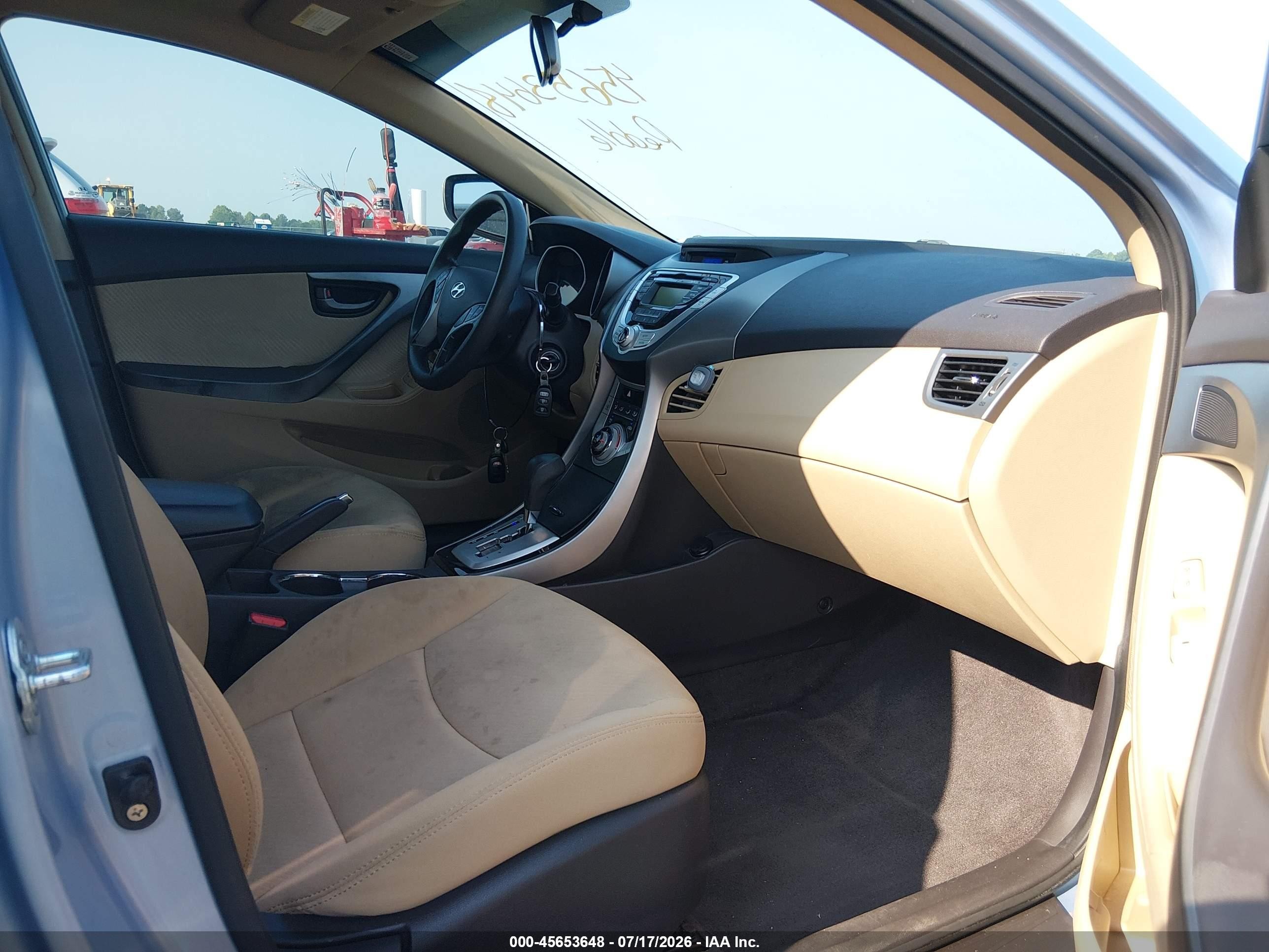 2011 Hyundai Elantra Gls (ulsan Plant) Blue vin: KMHDH4AE7BU094445